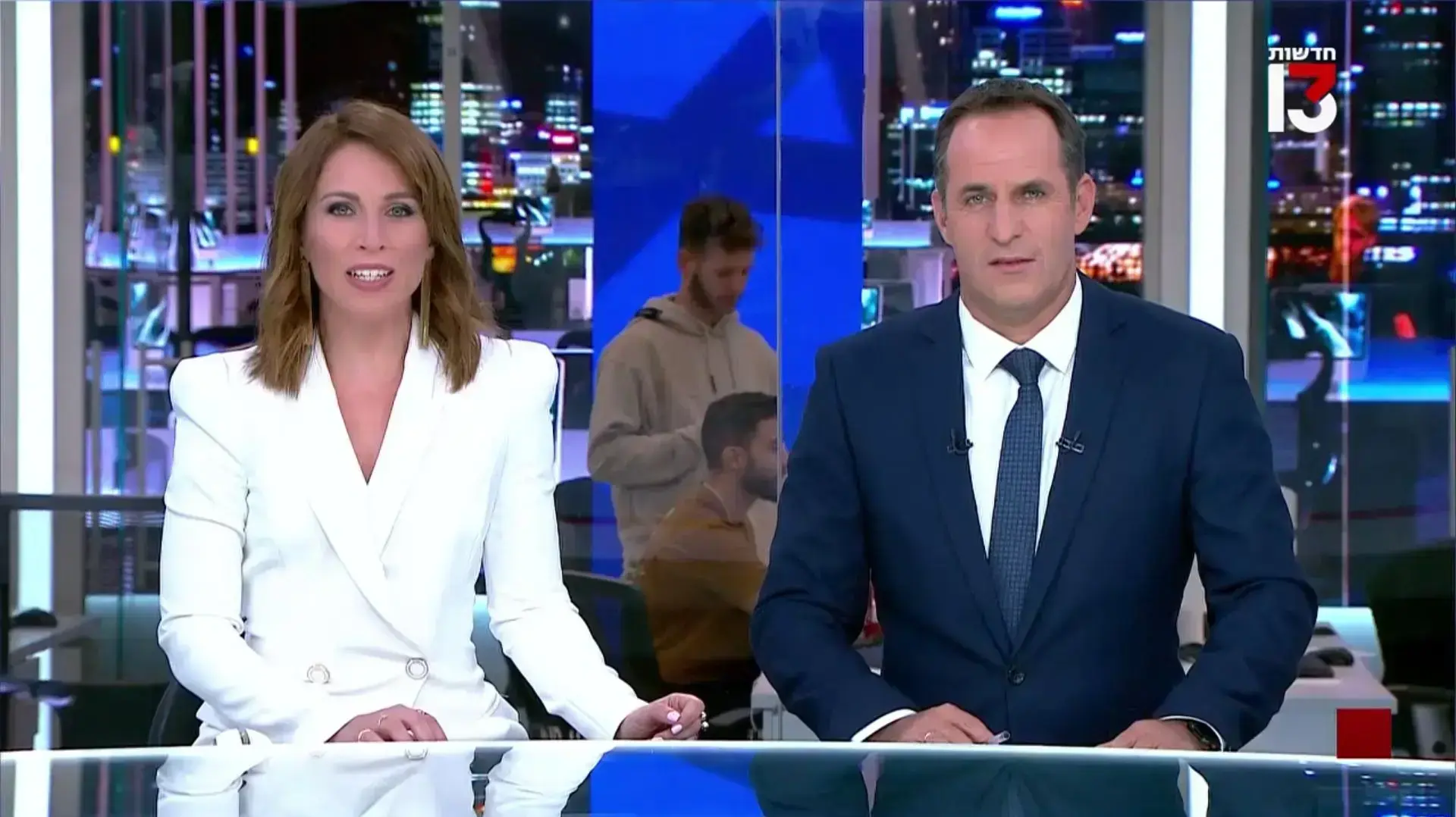אודי סגל, הילה קורח, מהדורת חדשות 13 בחירות 2022
