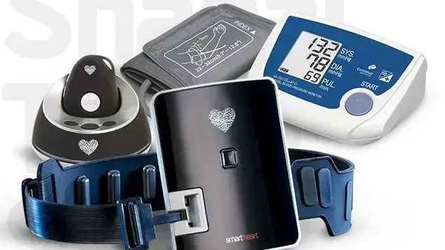 סדרת ה-Triple Safe הכוללת אק"ג smartheart, מד לחץ דם משדר ולחצן שחל נייד החדש