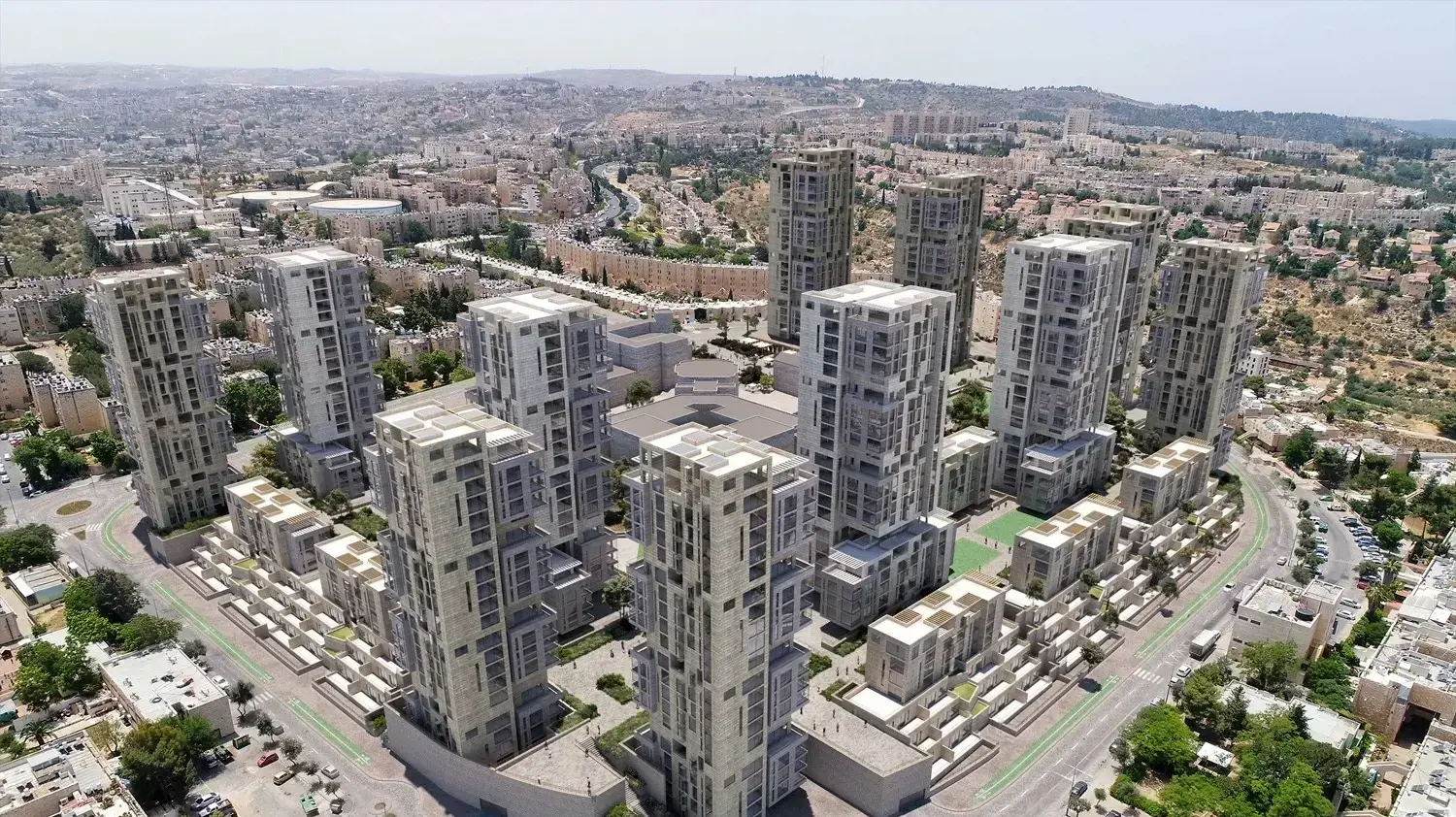 הדמיה: התוכנית לפינוי בינוי במרכז קליטה גילה