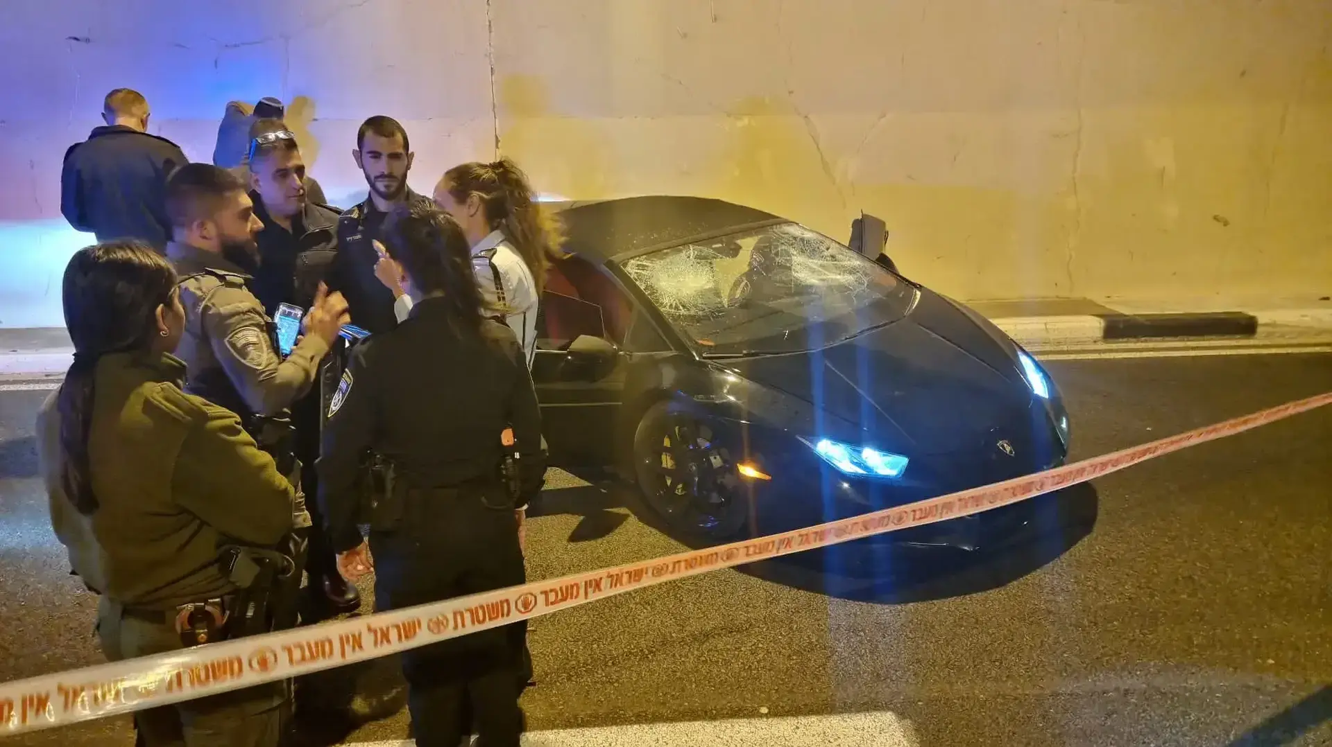 ניסיון חיסול בלמבורגיני. למבורגיני