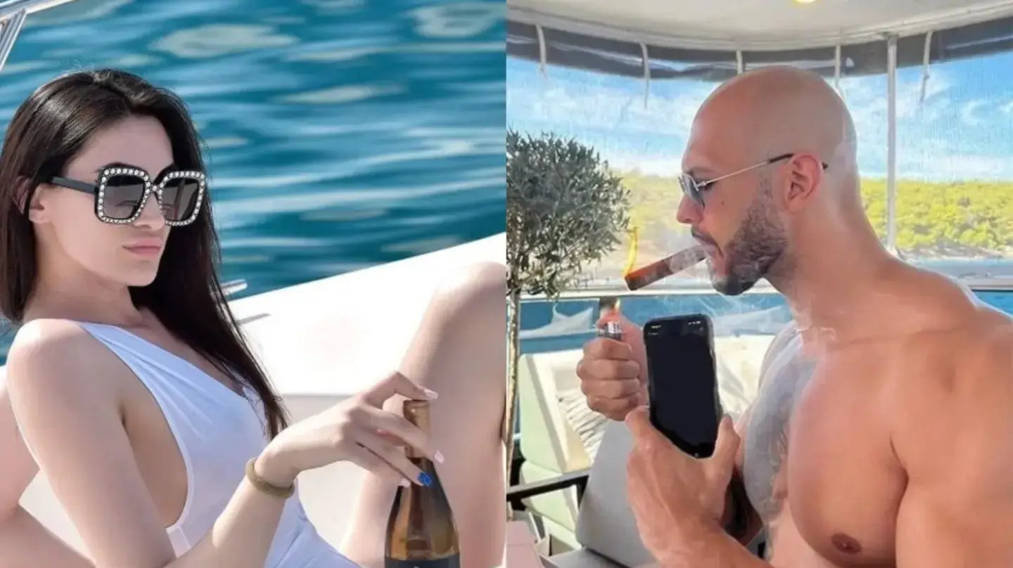 אנדרו טייט ובת זוגו