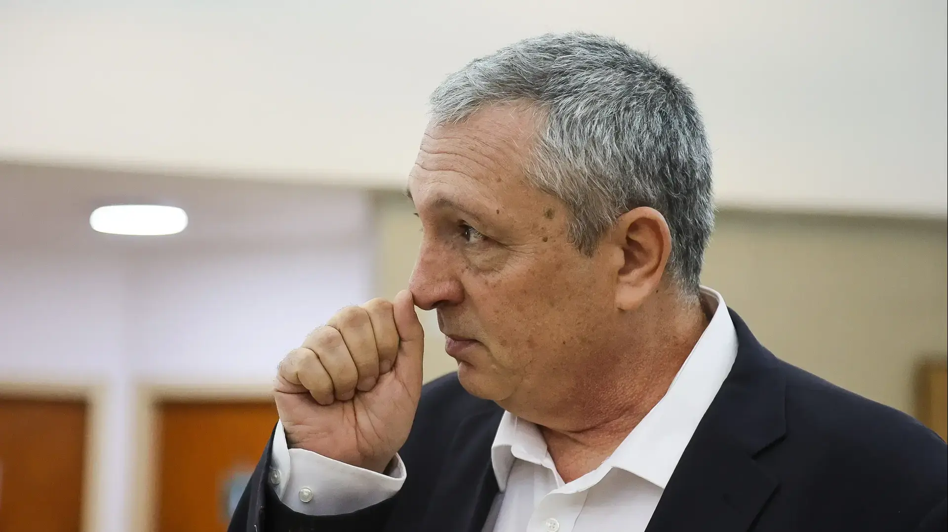 ניר חפץ בדיון בתביעה של דוד שימרון נגד עו"ד דוד ארצי, בימ"ש השלום רמלה, 2 בינואר 2023