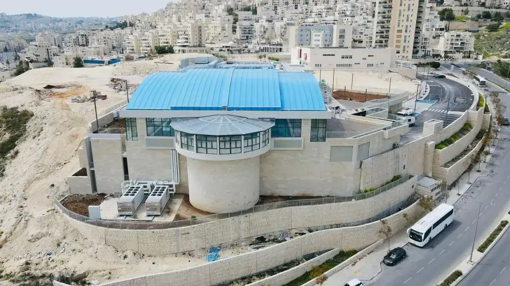 הבריכה הציבורית בהר חומה. 24 בינואר 2023