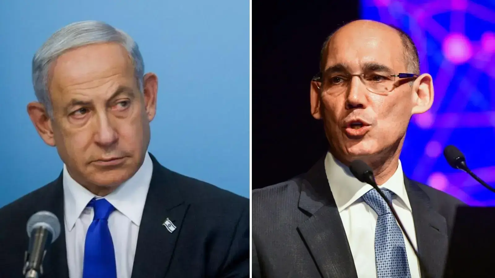 בנימין נתניהו ואמיר ירון