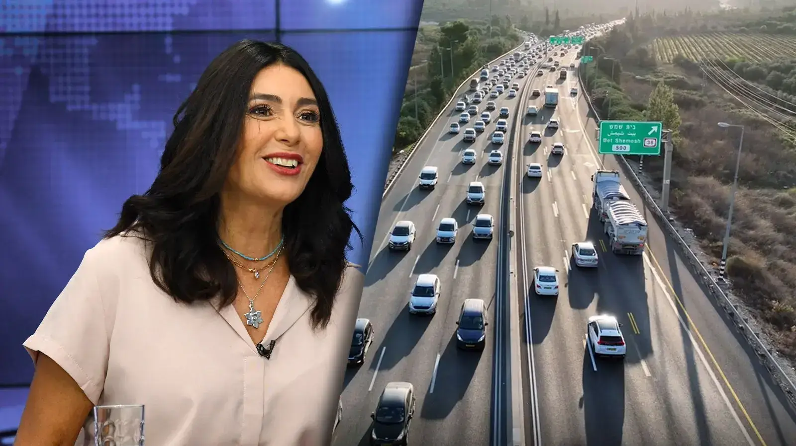 שרת התחבורה מירי רגב | כביש 1