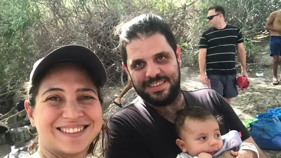 יניב אלימלך, אשתו ובתו יניב אלימלך, אשתו ובתו
