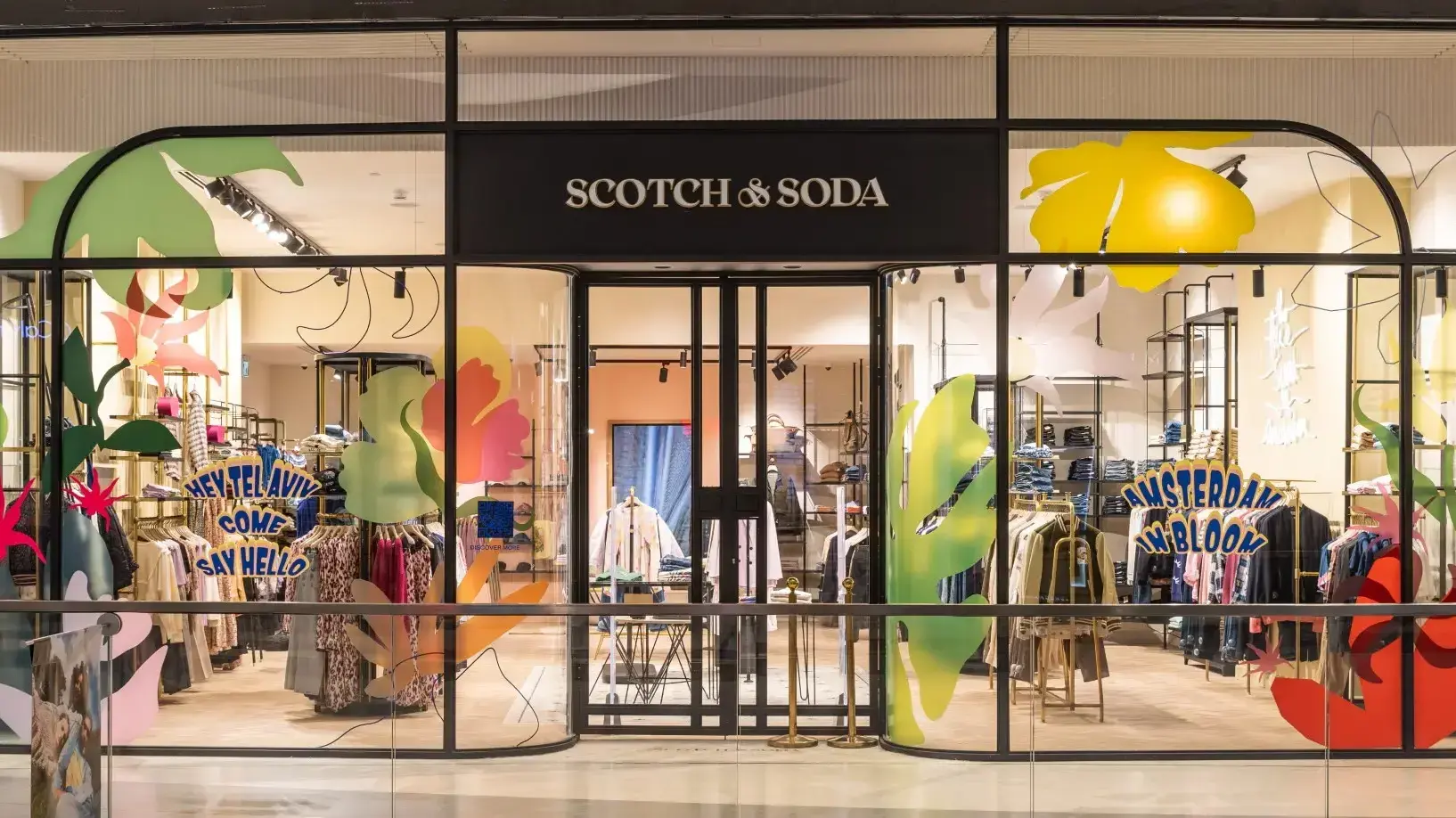 חנות scotch&soda בקניון tlv mall בתל אביב