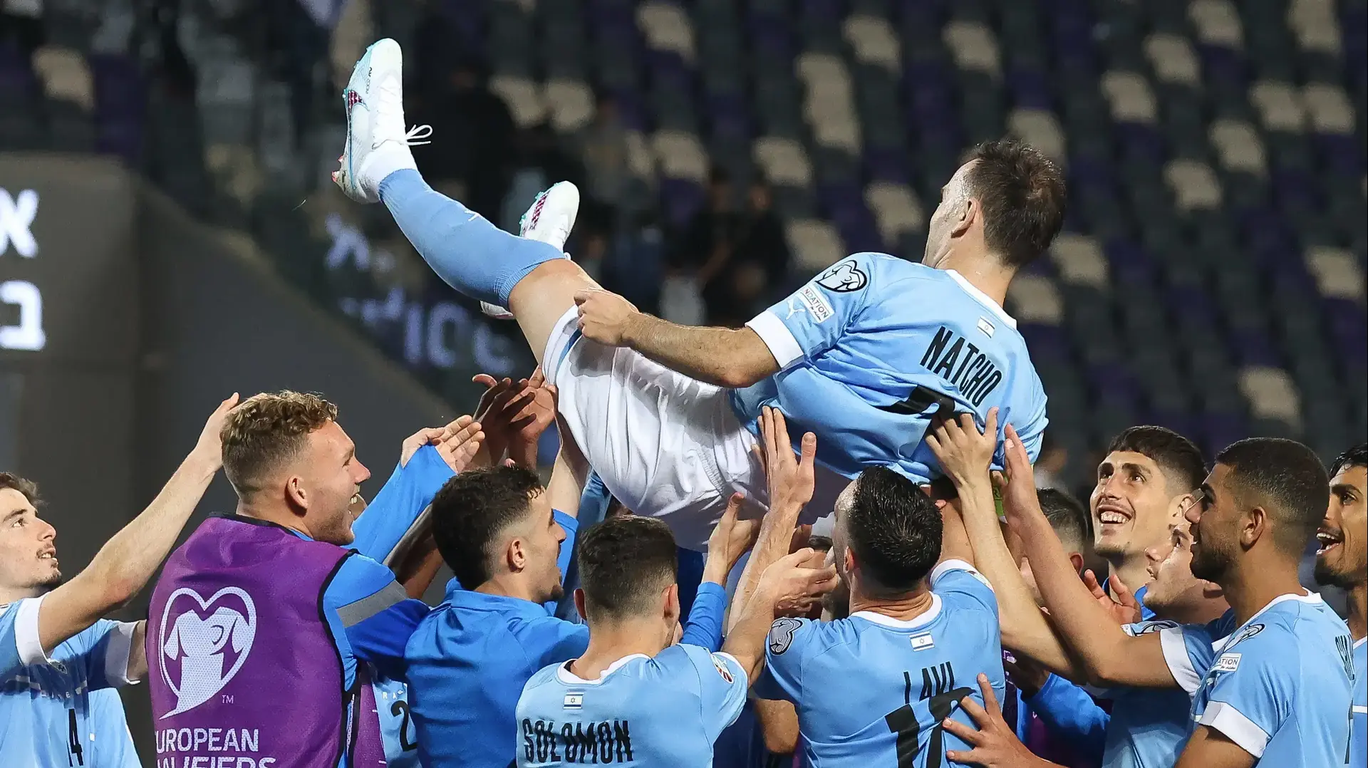 שחקני ישראל נפרדים מביברס נאתכו שחקני ישראל נפרדים מביברס נאתכו