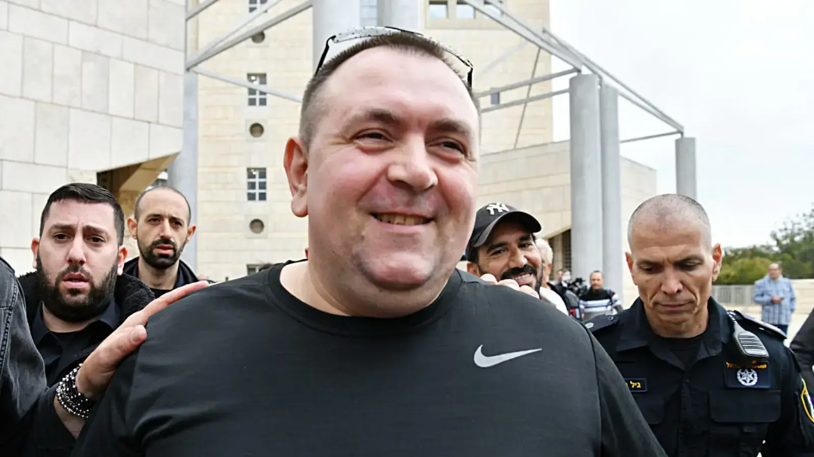רומן זדורוב לאחר הכרעת הדין במשפט רצח תאיר ראדה, ביהמ"ש המחוזי נצרת, 30 במרץ 2023