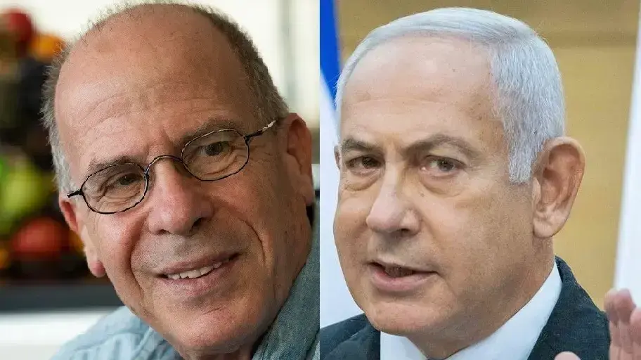 בנימין נתניהו ומאיר שלו