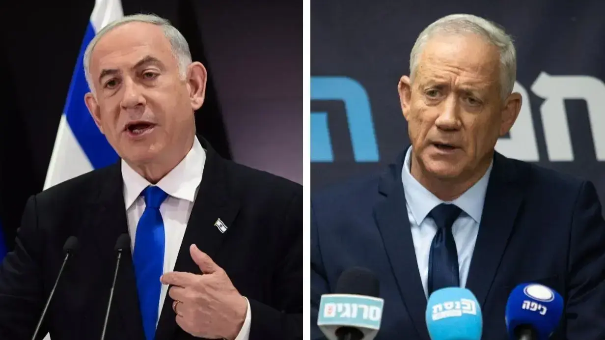 גנץ, נתניהו
