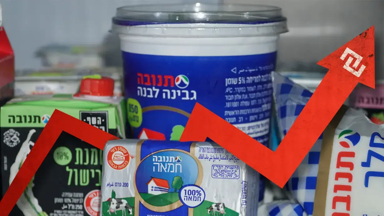 מוצרי חלב עולים במחירים