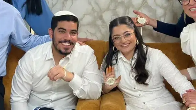 אביטל שוען ויאיר גבאי, זוג שאמור להתחתן בקיבוץ ברור חיל לאחר חיסול 3 בכירי הג'יהאד האסלאמי