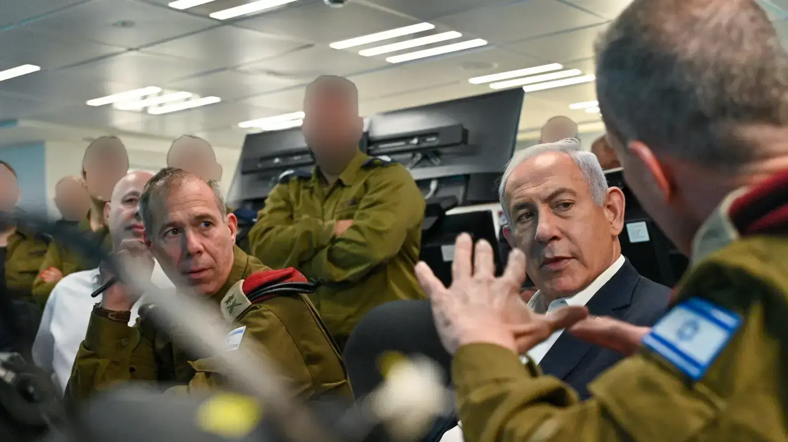 בנימין נתניהו בהערכת מצב בטחונית