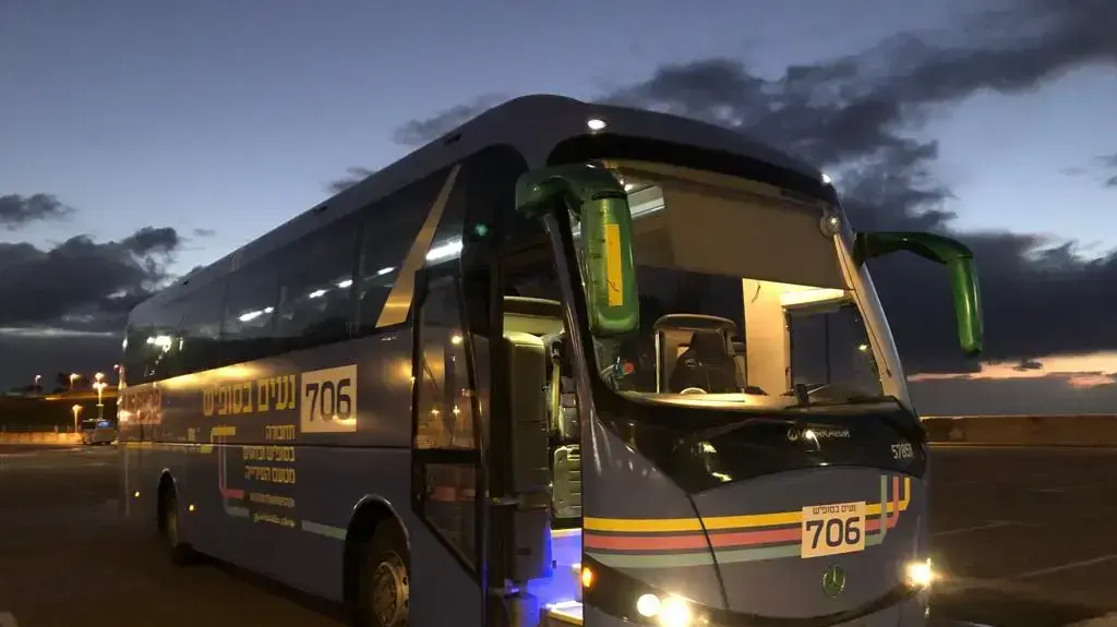 אוטובוס של מיזם נעים בסופ"ש