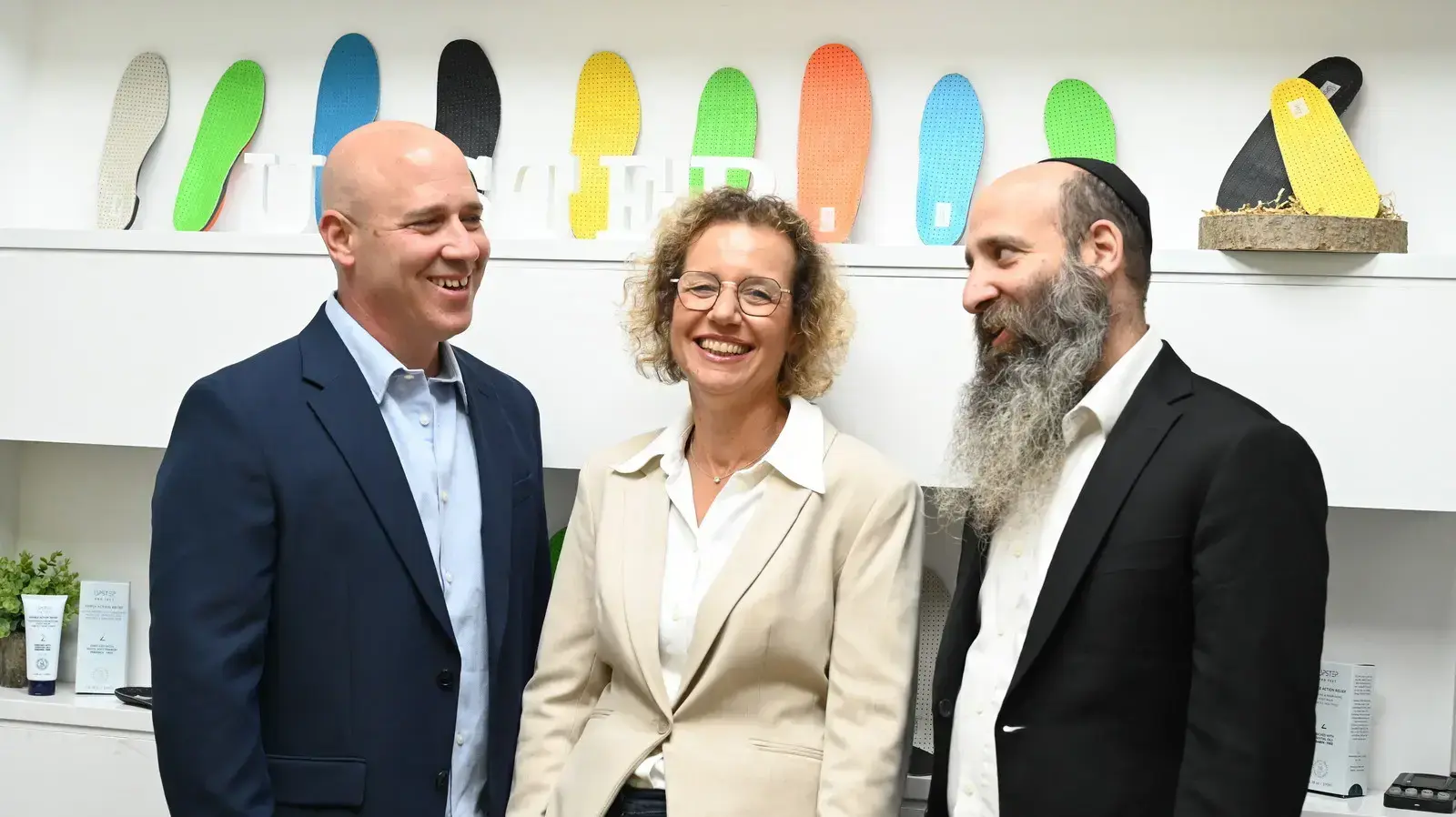 מימין לשמאל אביעד רז, לימור כץ, אורן רז