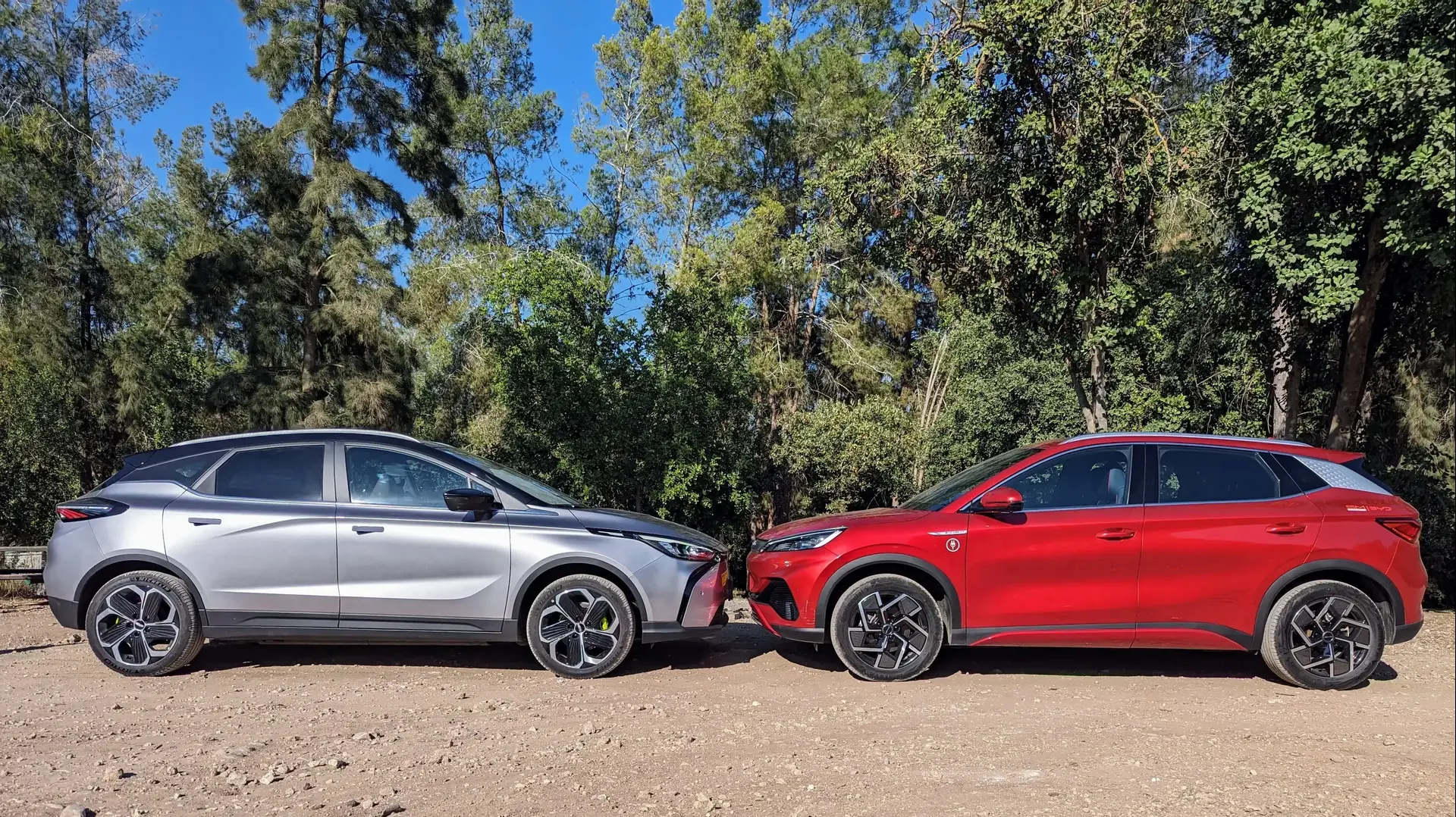BYD אטו 3
ג'ילי גיאומטרי C 
מבחן השוואתי