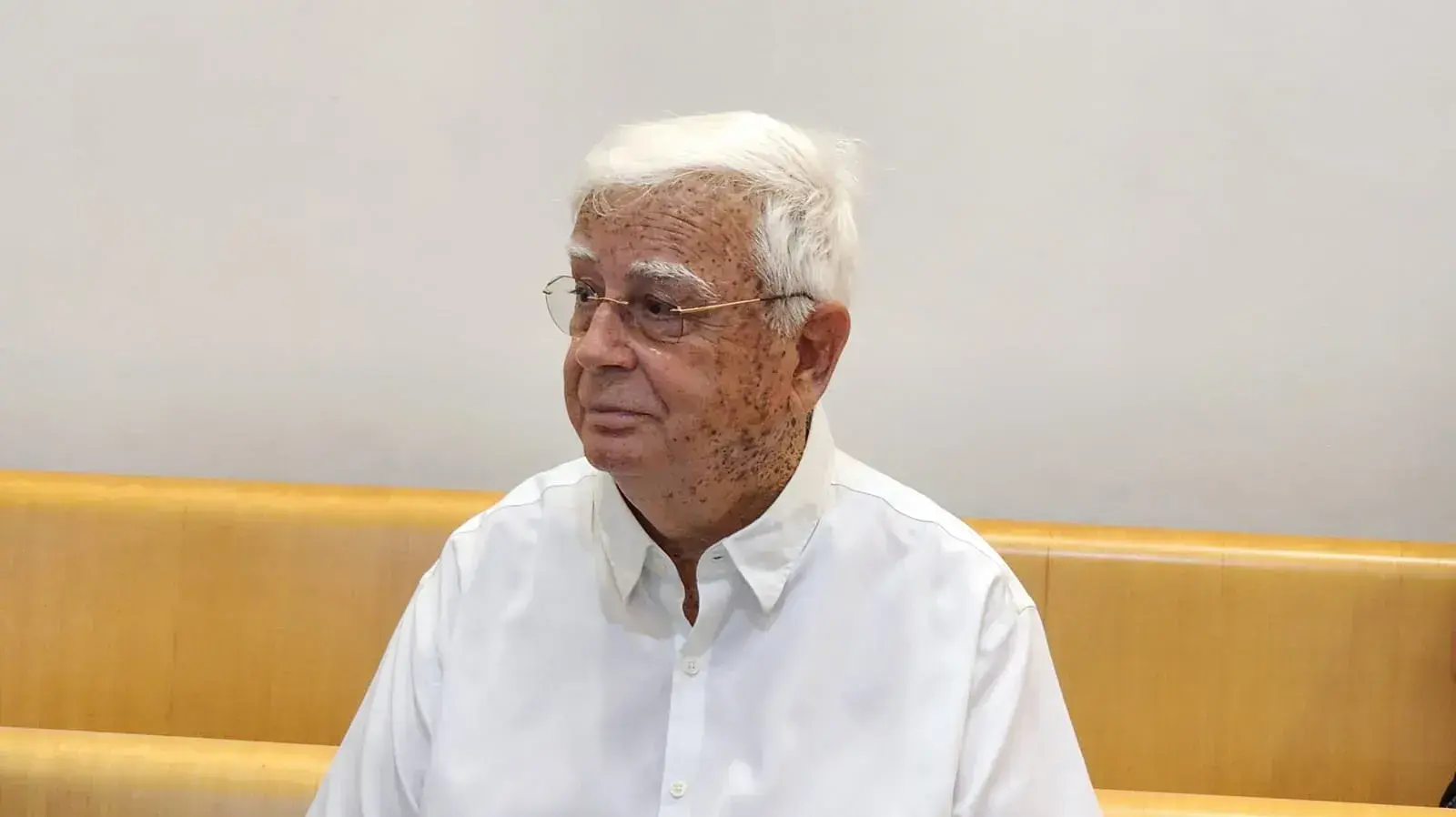 חיים צורי בדיון כתב אישום בגין עבירות שוחד, מרמה,הפרת אמונים וקבלת דבר במרמה בנסיבות מחמירות ועבירות אחרות,בימ"ש מחוזי חיפה, 17 ביולי 2023
