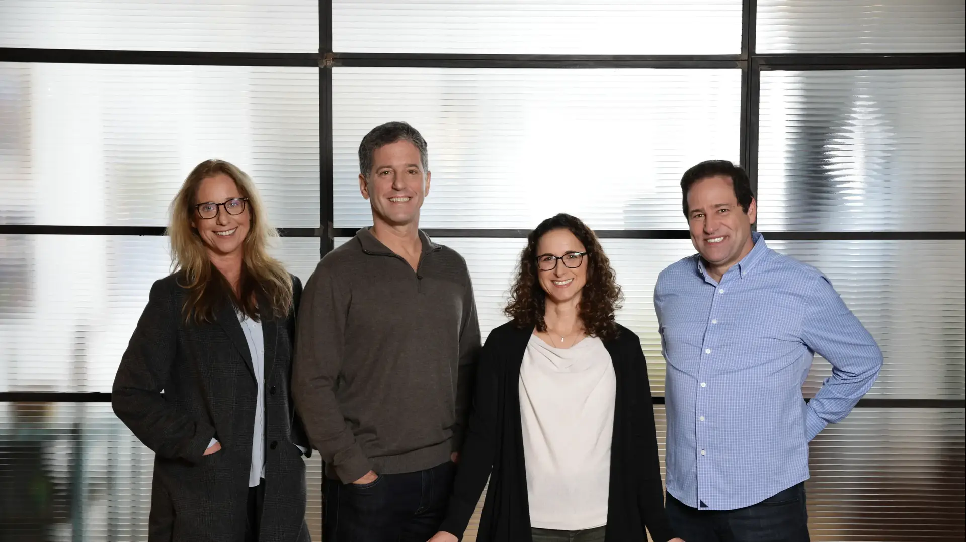 TLV Partners, מימין: שחר צפריר, עדי יראל טולדנו, איתן בק ורונה שגב