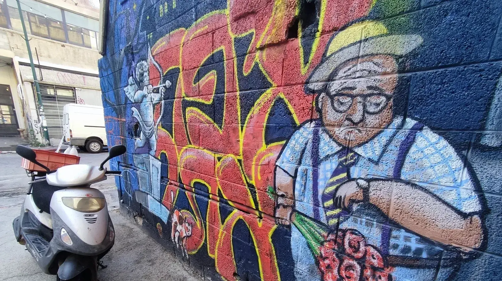 גרפיטי בקריית המלאכה בדרום תל אביב