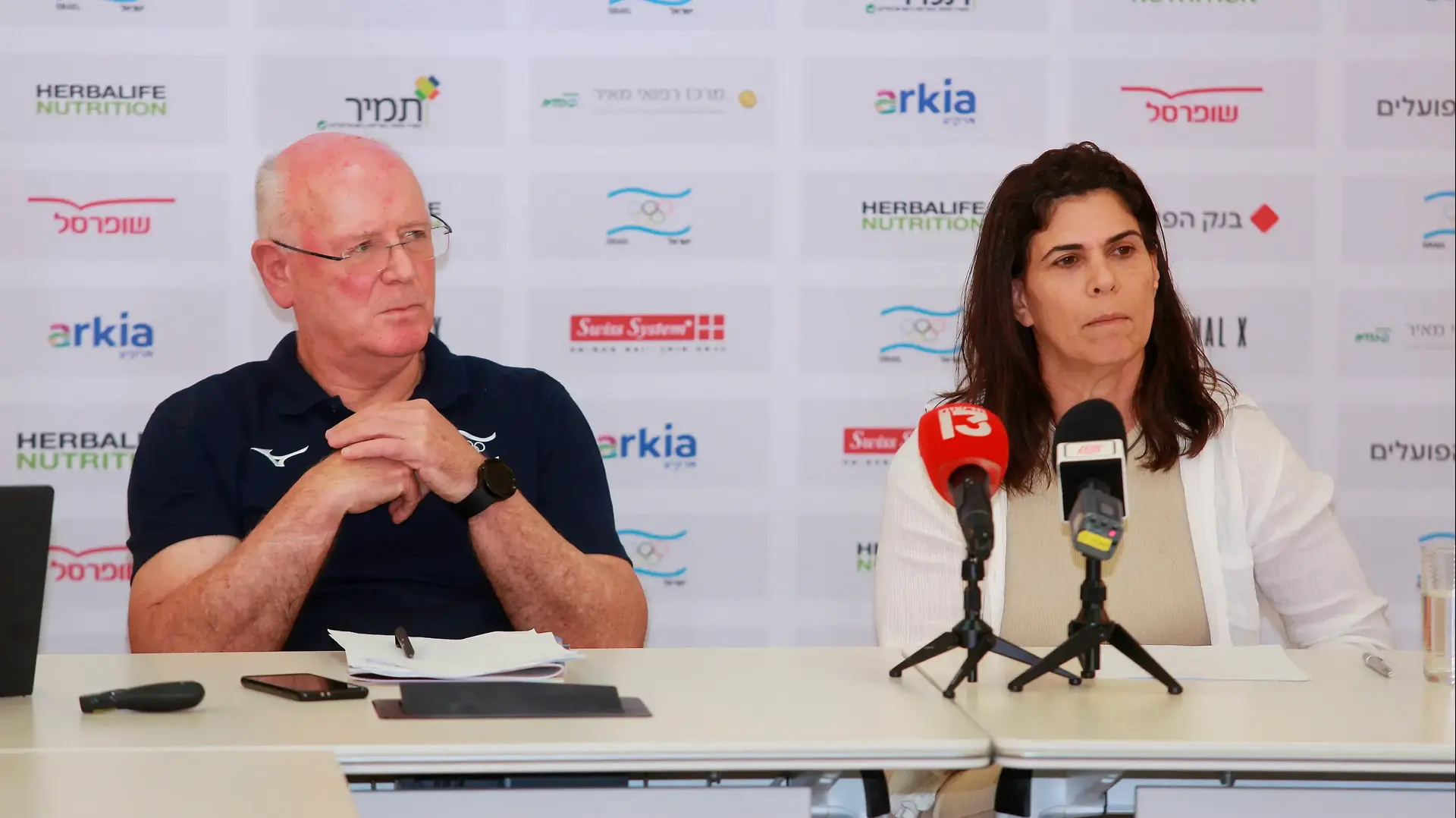 יעל ארד, גילי לוסטיג, ראשי הוועד האולימפי בישראל