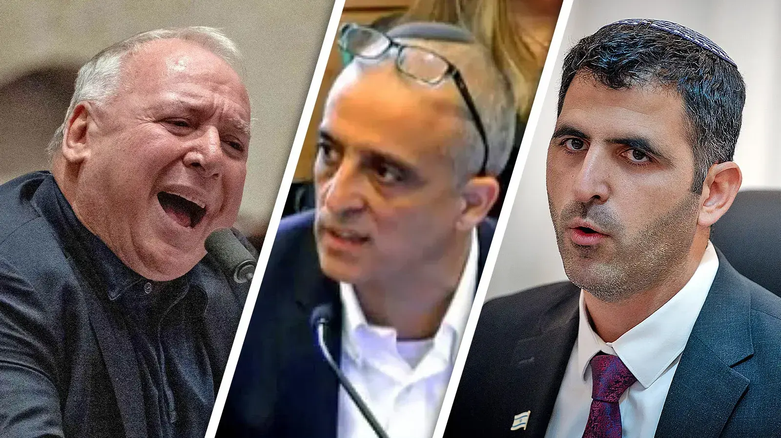 שלמה קרעי, יו"ר דואר ישראל מישאל וקנין, דוד אמסלם