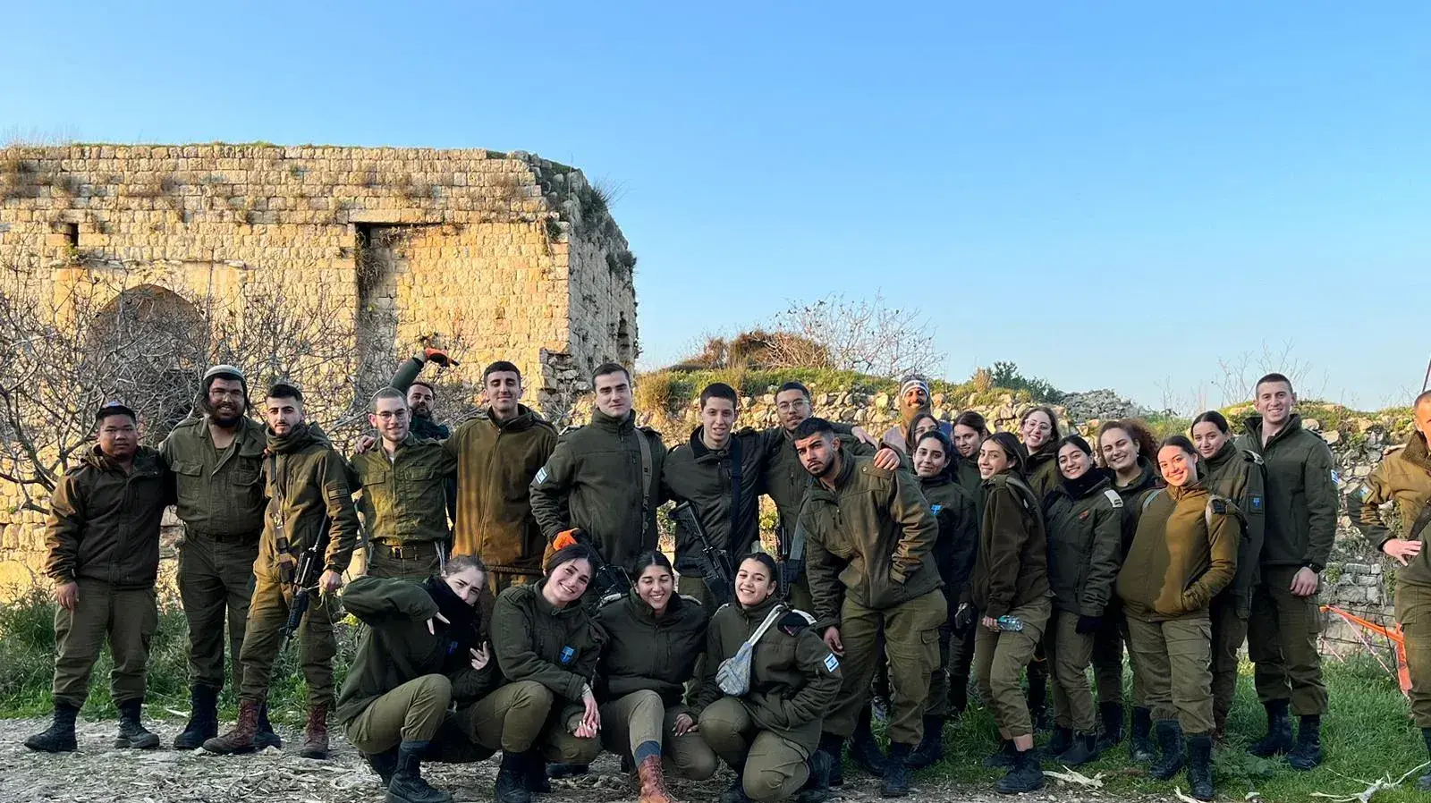 מצודת הונין משוקמת ע"י חיילים
