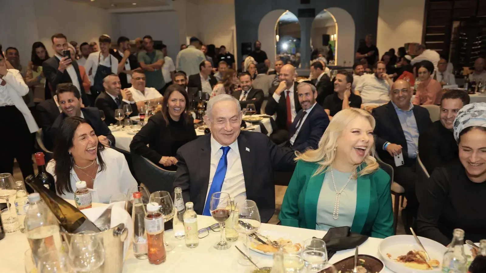 רה"מ בנימין נתניהו, שרה נתניהו,מירי רגב, ,לימור סון הר מלך,  גיבוש הקואליציה, 13 בספטמבר 2023
