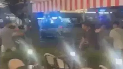 קהל בורח בגלל חשד לפיגוע ירי ברחוב דיזינגוף בתל אביב, 18 בספטמבר 2023