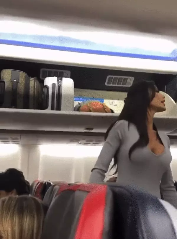 נוסעת קיללה במטוס "אני מפורסמת באינסטגרם!"