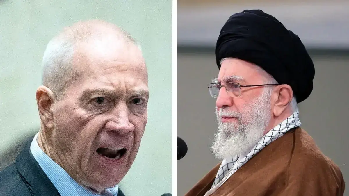 שר הביטחון יואב גלנט | המנהיג העליון של איראן עלי חמינאי