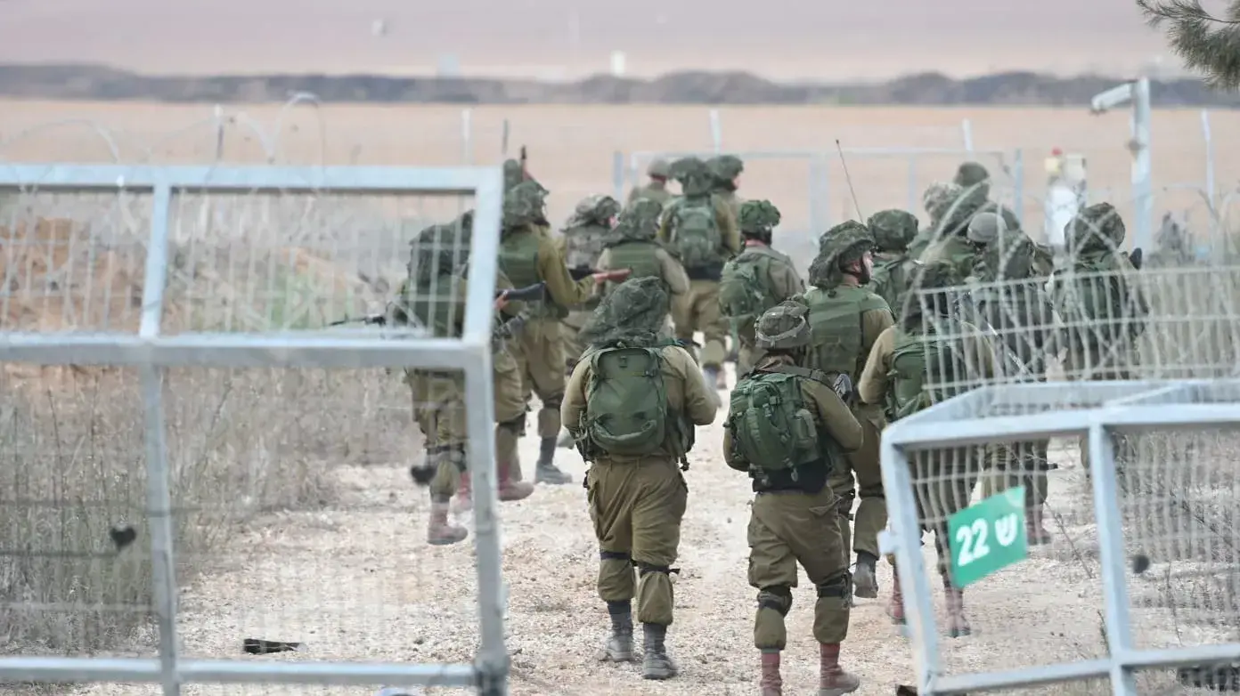 כוח צה"ל בפעילות בקו הגבול, עוטף עזה, 14 באוקטובר 2023