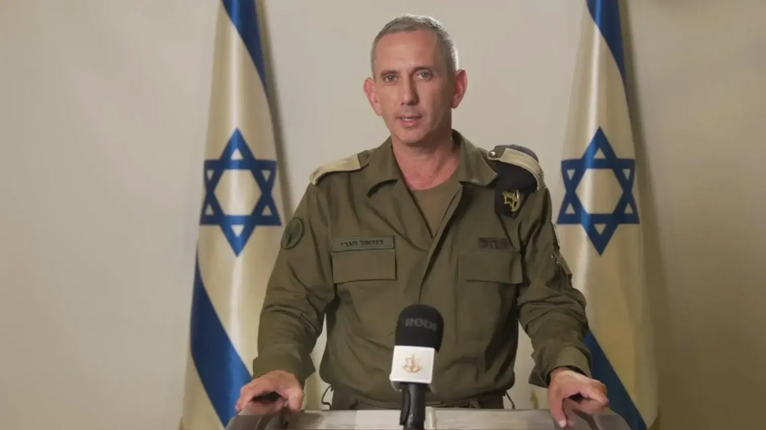הצהרת דובר צהל, דניאל הגרי. 19 באוקטובר 2023.