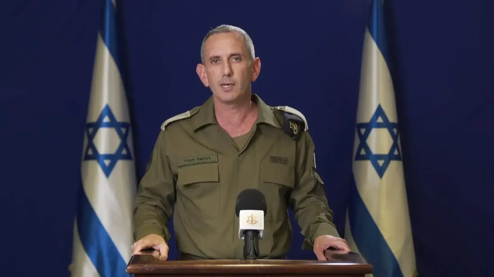 הצהרת דובר צהל, דניאל הגרי. 27 באוקטובר 2023.