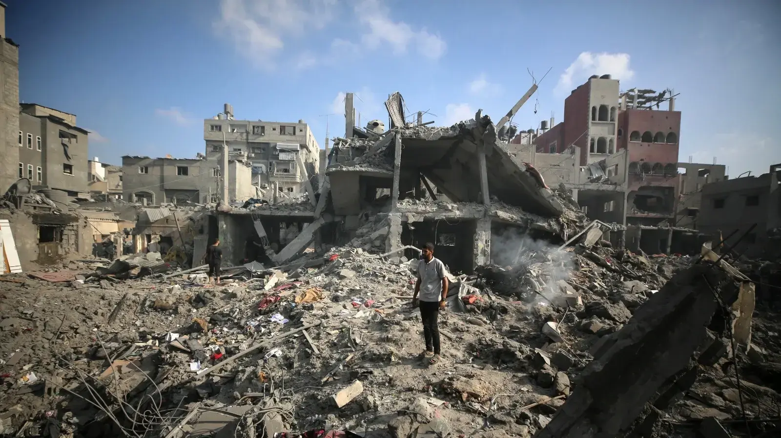יעדי טרור של ארגון הטרור חמאס שהופגזו בידי צה"ל באל בורייג', רצועת עזה . 2 בנובמבר 2023