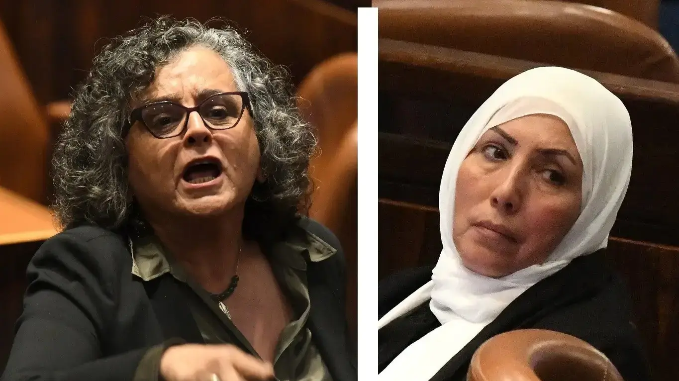 חברות הכנסת עאידה תומא סלימאן ואימאן ח'טיב יאסין