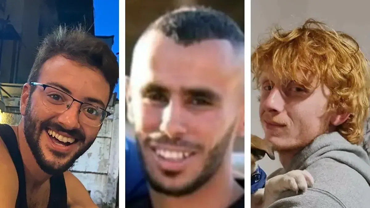 יותם חיים, סאמר טלאלקה ואלון שמריז, שנחטפו לרצועת עזה ונורו בשוגג על ידי צה"ל, 16 בדצמבר 2023