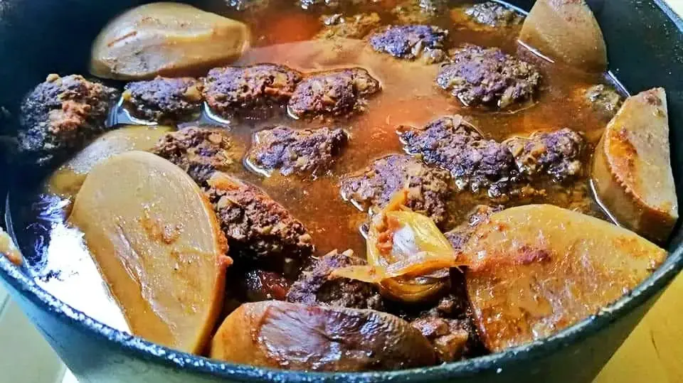 חמין קציצות