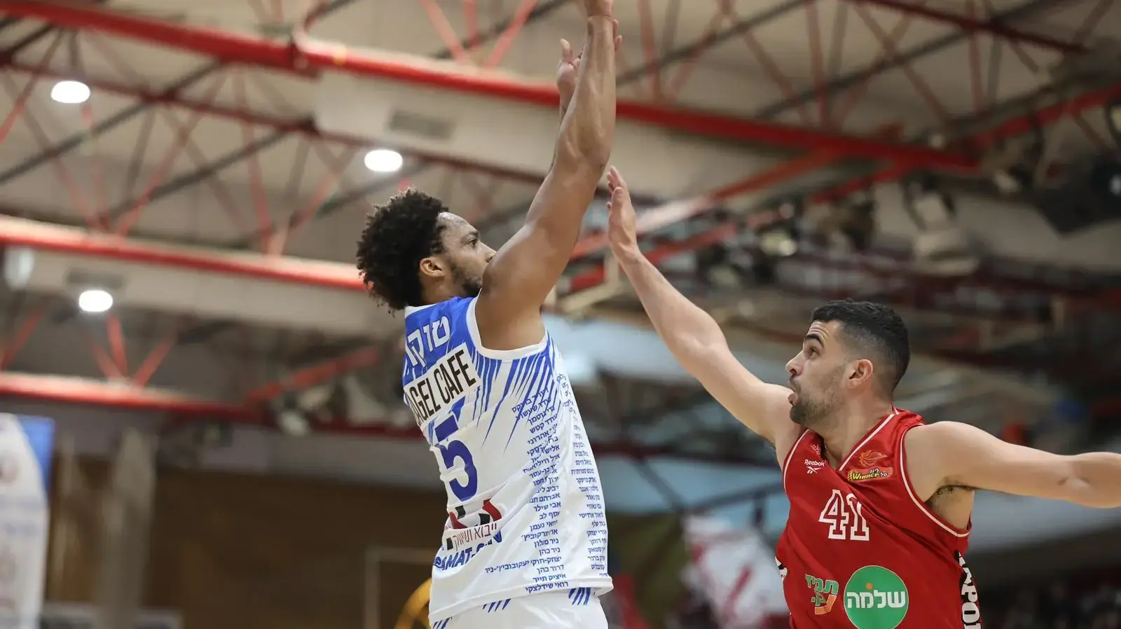 ג'יי פי טוקוטו מכבי עירוני רמת גן מול תומר גינת הפועל תל אביב