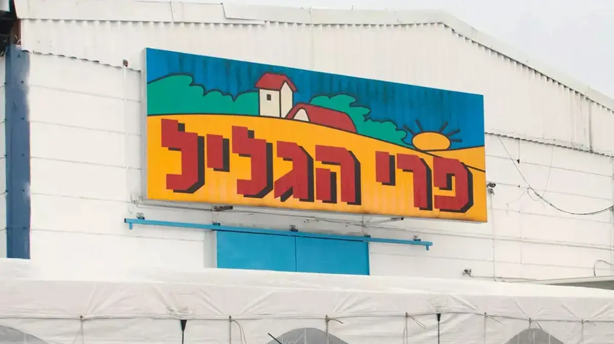 עובדי מפעל פרי הגליל מחוץ למפעל הבוקר, ינואר 2015