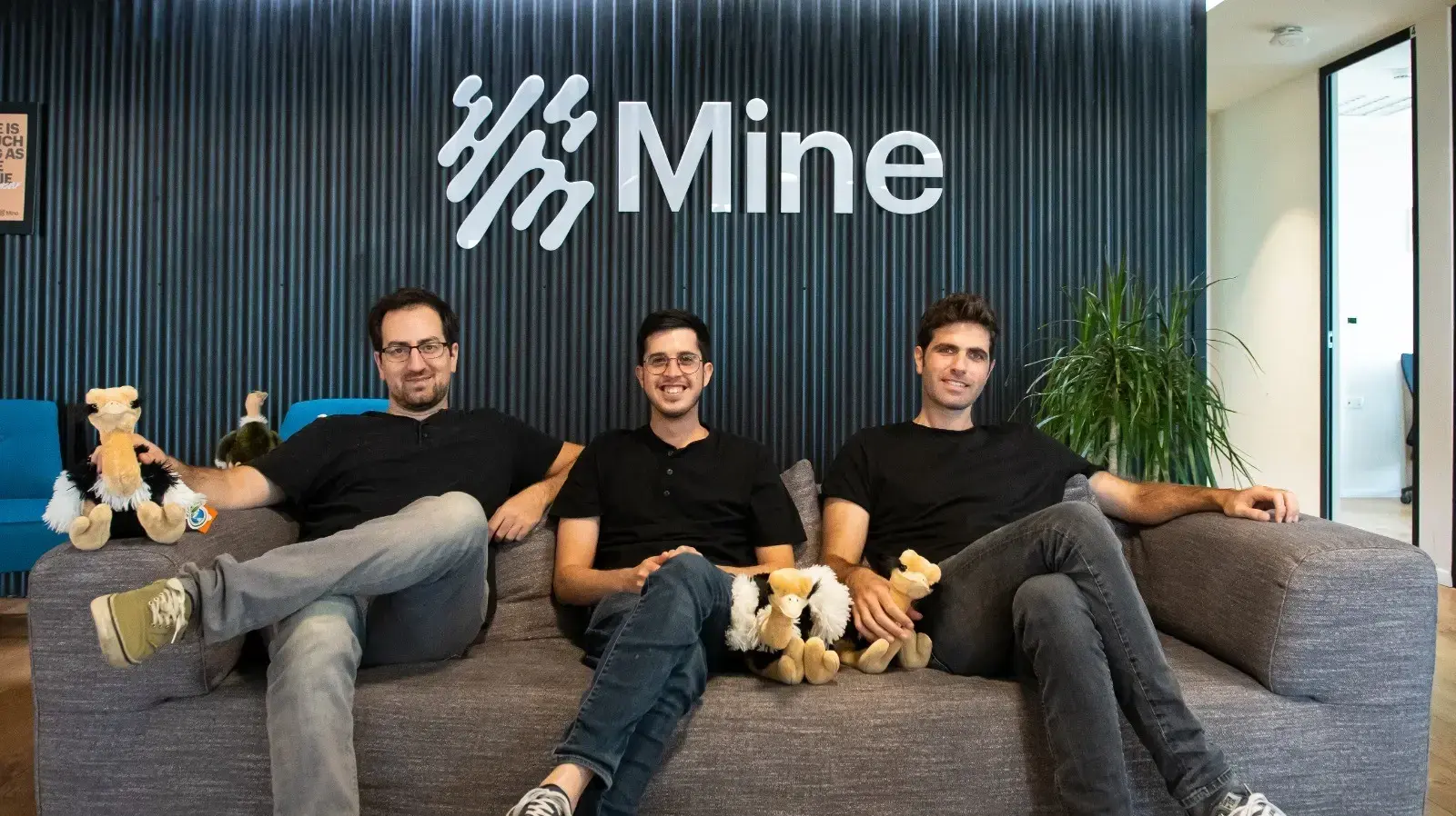 מייסדי MINE מימין לשמאל: קובי ניסן, גל רינגל וגל גולן.