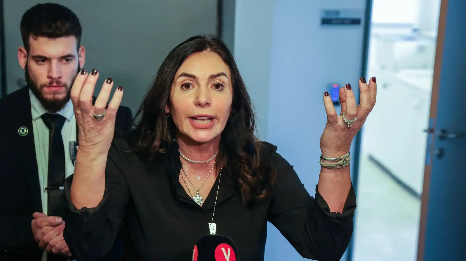 מירי רגב בדיון בעניין תביעת לשון הרע של ראש עיריית תל אביב רון חולדאי נגדה, בית משפט השלום ת"א, 31 בינואר 2024
