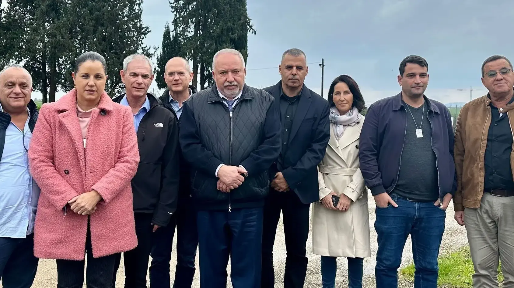 ראשי רשויות קו התפר עם ח"כ ליברמן