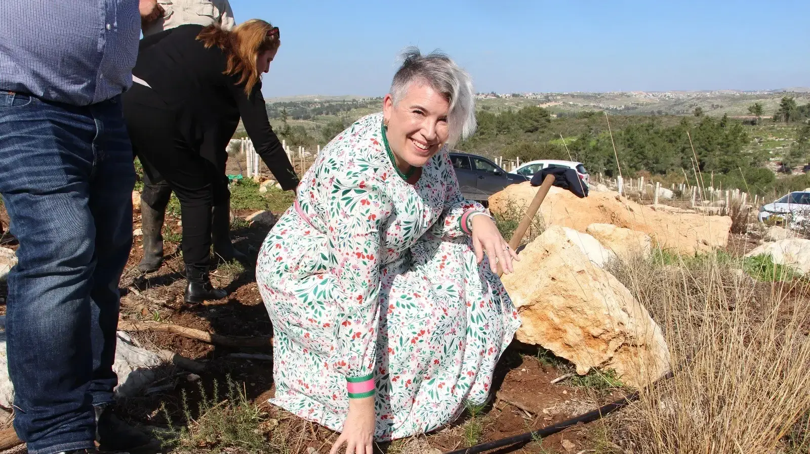 נטיעת עץ ע"י שגרירות אירלנד