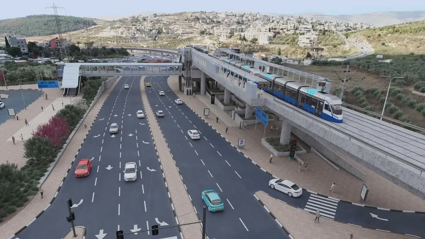הרכבת הקלה נופית חיפה נצרת