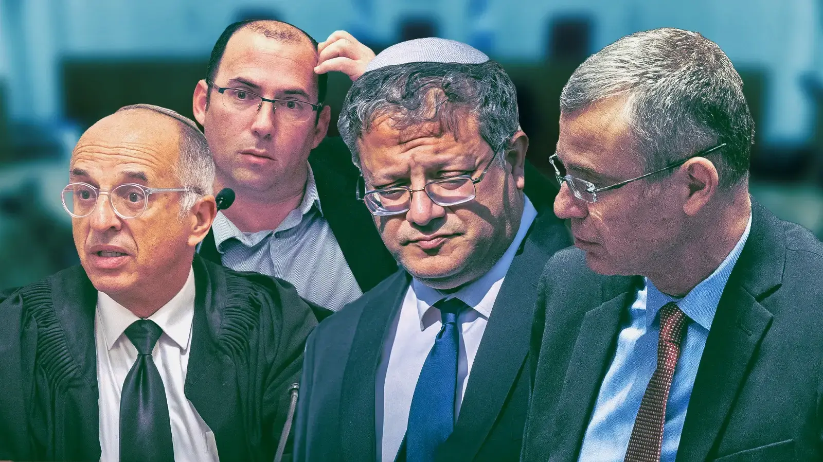 נועם סולברג, איתמר בן גביר, יריב לוין, שמחה רוטמן