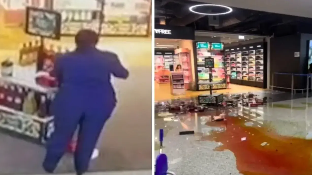 דיילת פוטרה מעבודה, וניפצה בקבוקים בדיוטי פרי
