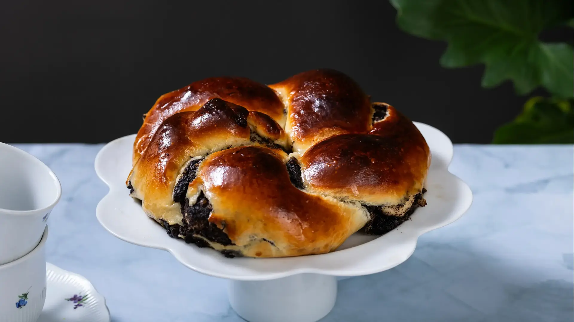 עוגת פרג שמרים