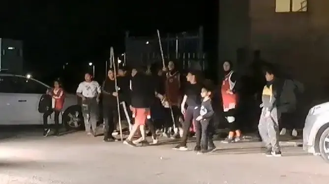צעירי ג'סר א-זרקא תוקפים את נערות מ.ס. אבן יהודה אחרי משחק כדורסל