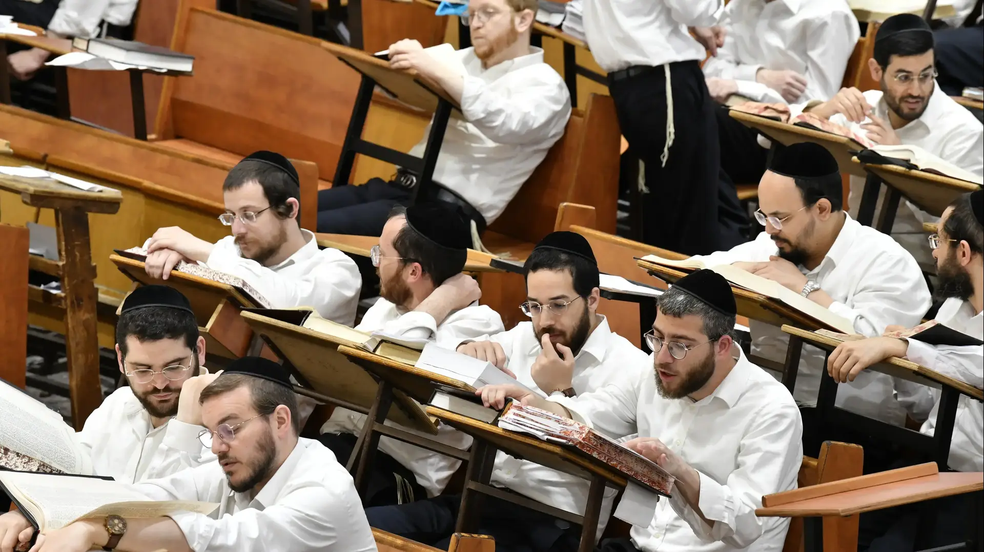 תלמידי ישיבת פוניבז',בני ברק 31 במרץ 2024